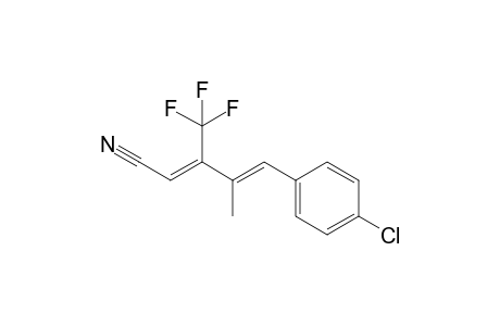 5-(4-Chlorophenyl)-4-methyl-3-trifluoromethylpenta-2Z,4E-dienenitrile