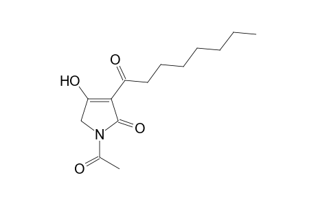 N-Acetyl-3-octanoyltetramic acid