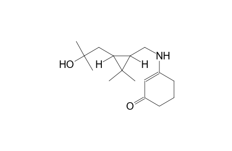 3-({[(1R,3S)-3-(2-hydroxy-2-methylpropyl)-2,2-dimethylcyclopropyl]methyl}amino)-2-cyclohexen-1-one