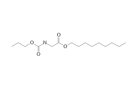 Glycine, N-propoxycarbonyl-, nonyl ester