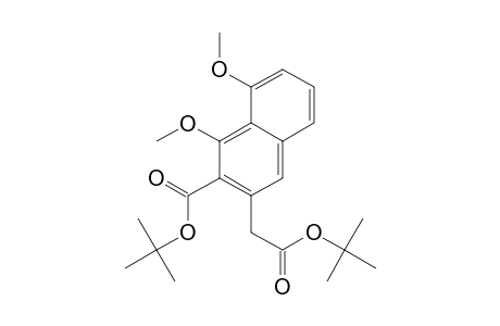 1,8-Dimethoxy-2-tert-butyloxycarbonyl-naphthalene 3-carboxylic acid, tert-butyl ester