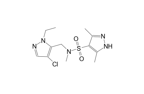 1H-pyrazole-4-sulfonamide, N-[(4-chloro-1-ethyl-1H-pyrazol-5-yl)methyl]-N,3,5-trimethyl-