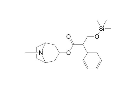 Benzeneacetic acid, .alpha.-[[(trimethylsilyl)oxy]methyl]-, 8-methyl-8-azabicyclo[3.2.1]oct-3-yl ester, endo-(.+-.)-