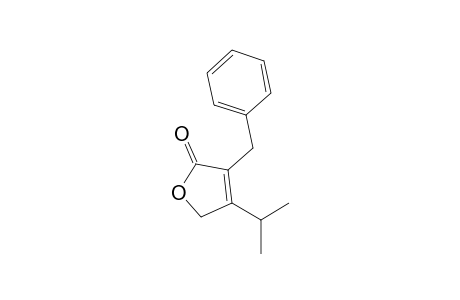 4-(Phenylmethyl)-3-propan-2-yl-2H-furan-5-one