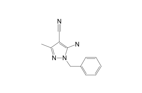 5-Amino-1-benzyl-3-methyl-1H-pyrazole-4-carbonitrile