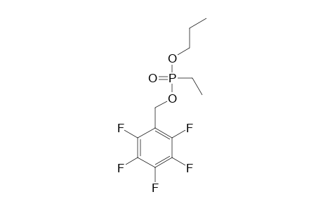 Propyl pentafluorobenzyl ethylphosphonate