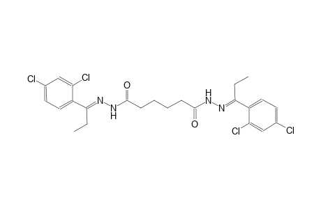 N'~1~,N'~6~-bis[(E)-1-(2,4-dichlorophenyl)propylidene]hexanedihydrazide