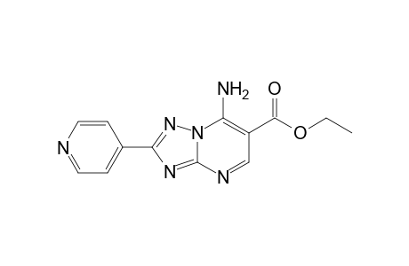 [1,2,4]Triazolo[1,5-a]pyrimidine-6-carboxylic acid, 7-amino-2-(4-pyridinyl)-, ethyl ester