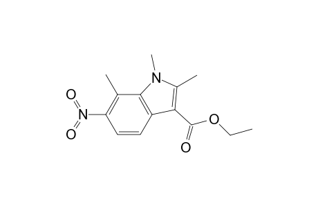 Ethyl 1,2,7-trimethyl-6-nitroindole-3-carboxylate