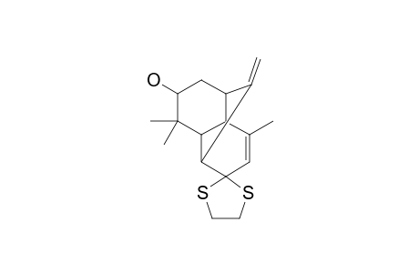 (4R,5S,7R,9R,11R)-MORELI-2,10-DIEN-7-OL-1-ONE-1-ETHYLENEDITHIOKETAL