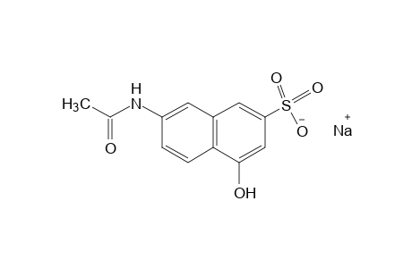 7-acetamido-4-hydroxy-2-naphthalenesulfonic acid, sodium salt