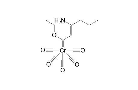 2Z-(3-Amino-1-ethoxy-2-hexenylidene) pentacarbonyl chromium