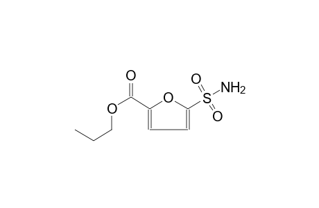 2-furancarboxylic acid, 5-(aminosulfonyl)-, propyl ester