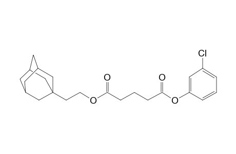 Glutaric acid, 2-(adamant-1-yl)ethyl 3-chlorophenyl ester