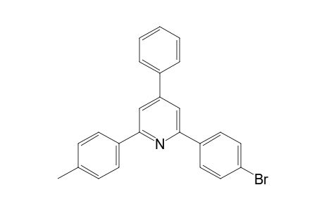 2-(p-bromophenyl)-4-phenyl-6-p-tolylpyridine