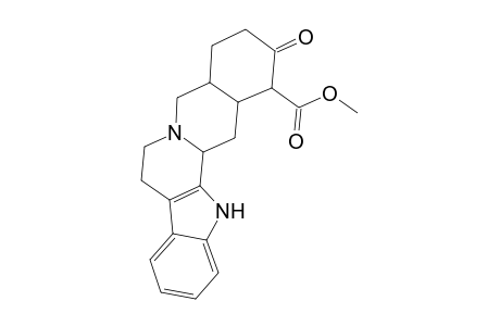 Yohimban-16-carboxylic acid, 17-oxo-, methyl ester, (16.alpha.)-
