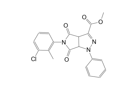 methyl 5-(3-chloro-2-methylphenyl)-4,6-dioxo-1-phenyl-1,3a,4,5,6,6a-hexahydropyrrolo[3,4-c]pyrazole-3-carboxylate