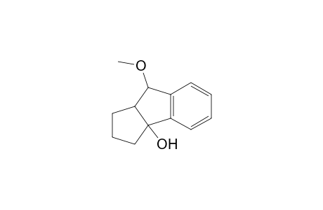 Cyclopent[a]inden-3a(1H)-ol, 2,3,8,8a-tetrahydro-8-methoxy-