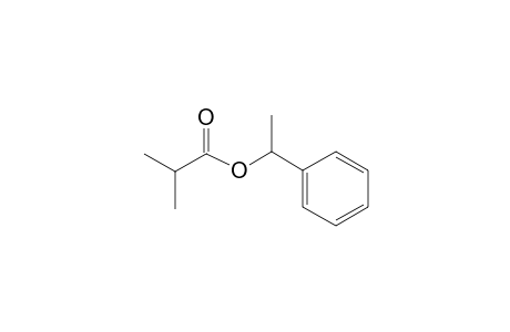 Propanoic acid, 2-methyl-, 1-phenylethyl ester