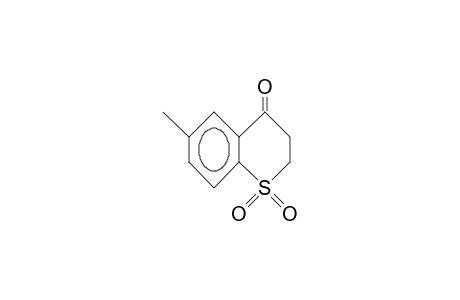 6-METHYL-THIOCHROMAN-4-ON-1,1-DIOXID