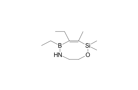 4,5-DIETHYL-2,2,3-TRIMETHYL-1-OXA-6-AZA-2-SILA-5-BORA-3-CYCLOOCTENE