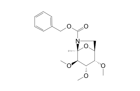 2,7-Anhydro-7-{[(benzyloxy)carbonyl]amino}-1,7-dideoxy-3,4,5-tri-O-methyl-.beta.-L-altro-hept-2-ulo-pyranose