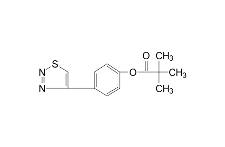p-(1,2,3-thiadiazol-4-yl)phenol, pivalate