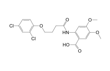 2-[4-(2,4-dichloro-phenoxy)-butyrylamino]-4,5-dimethoxy-benzoic acid