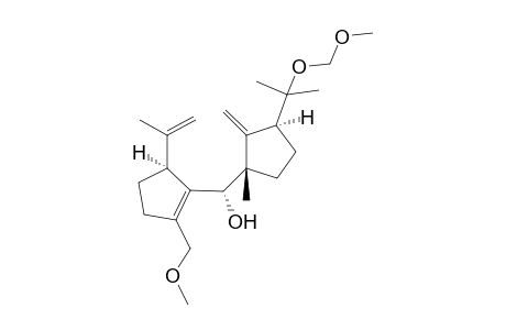 16-Methoxy-15-methoxymethoxy-8,9-seco-fusicocca-2,7,9-triene-1.alpha.-ol