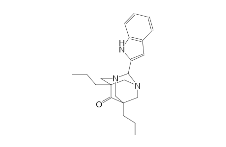 2-(1H-indol-2-yl)-5,7-dipropyl-1,3-diazatricyclo[3.3.1.1~3,7~]decan-6-one