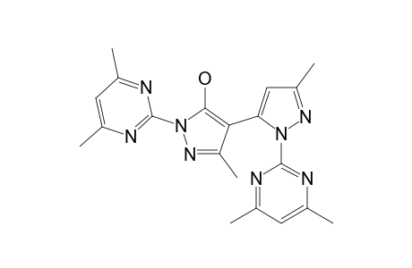 1-(4,6-DIMETHYLPYRIMIDIN-2-YL)-1'-(4,6-DIMETHYLPYRIMIDIN-2-YL)-3,3'-DIMETHYL-(4,5'-BIPYRAZOL)-5-OL