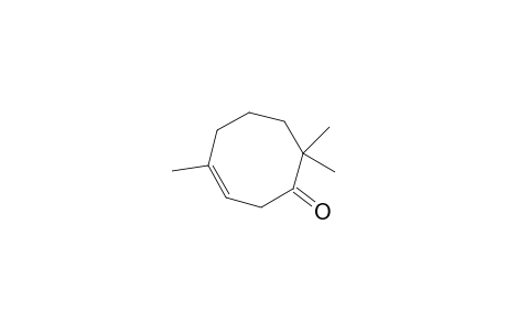 3-Cycloocten-1-one, 4,8,8-trimethyl-