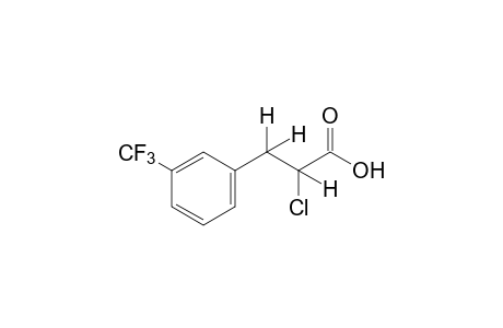alpha-chloro-m-(trifluoromethyl)hydrocinnamic acid