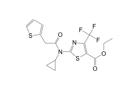 ethyl 2-[cyclopropyl(2-thienylacetyl)amino]-4-(trifluoromethyl)-1,3-thiazole-5-carboxylate