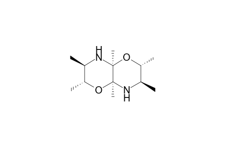 2,3,4a,6,7,8a-Hexamethyloctahydro-(2.alpha.,3.beta.,4a.alpha.,6.alpha.,7.beta.,8a.alpha.)-[1,4]oxazino[3,2-b]-1,4-oxazine