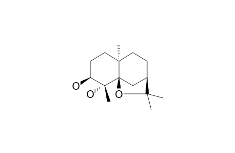 3-.beta., 4-.alpha.-Dihydroxy-.beta.-dihydrogarofuran