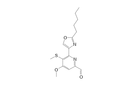 6-(2-amyloxazol-4-yl)-4-methoxy-5-(methylthio)picolinaldehyde