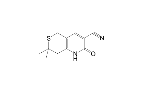 2H-Thiopyrano[4,3-b]pyridine-3-carbonitrile, 1,5,7,8-tetrahydro-7,7-dimethyl-2-oxo-