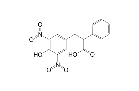 3-(4-hydroxy-3,5-dinitrophenyl)-2-phenylpropanoic acid