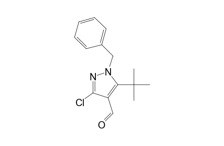 1-Benzyl-5-tert-butyl-3-chloro-pyrazole-4-carbaldehyde