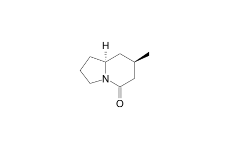 (7R,8aS)-7-methylindolizidin-5-one