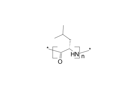 Poly(l-leucine) fiber, stretched