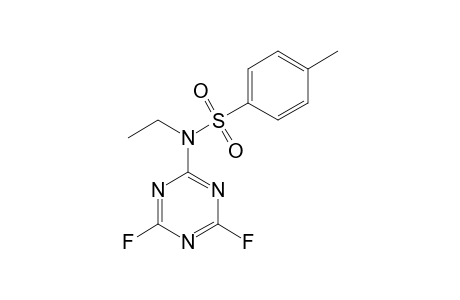 2-(N-ETHYL-4-METHYLBENZENESULFONAMIDO)-4,6-DIFLUORO-1,3,5-TRIAZINE