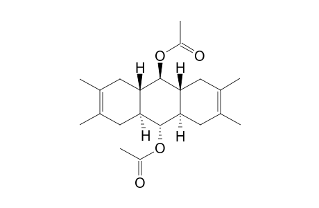 9,10-DIACETOXY-2,3,6,7-TETRAMETHYL-1,4,4A-ALPHA,5,8,8A-BETA,9-BETA,9A-BETA,10-ALPHA,10A-ALPHA-DECAHYDROANTHRACENE