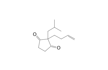 2-(But-3-enyl)-2-isobutylcyclopentane-1,3-dione