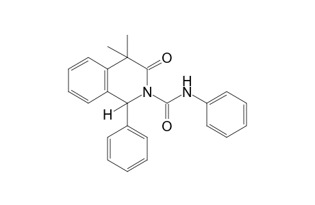 3,4-dihydro-4,4-dimethyl-3-oxo-1-phenyl-2(1H)isoquinolinecarboxanilide