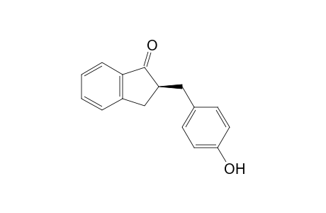 (S)-2-(p-Hydroxybenzyl)indan-1-one