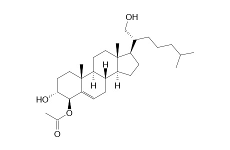 Cholest-5-ene-3.alpha.,4.beta.,21-triol - 4-Acetate