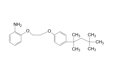 o-{2-[p-(1,1,3,3-tetramethylbutyl)phenoxy]ethoxy}aniline