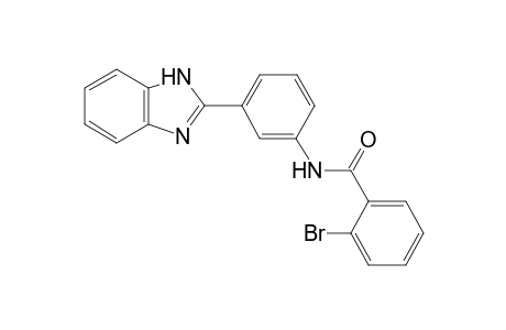 N-[3-(1H-benzimidazol-2-yl)phenyl]-2-bromobenzamide